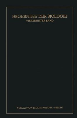 【预订】Ergebnisse Der Biologie: Vierzehnter Band