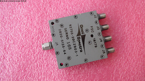 M/A-COM 进口 2020-5135-64 4-20GHz 20W 一分4 功分器宽带功分器