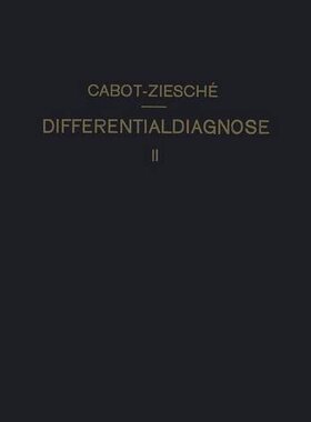 【预订】Differentialdiagnose: Anhand Von 317...