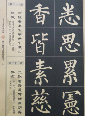 正版包邮 柳体楷书入门 柳公权楷书间架结构九十二法(历代书法经典教程)/书法系 学生成人书法毛笔柳公权楷书行书入门初学
