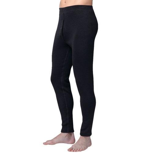 追鹿男士秋冬双层加厚超细保暖裤