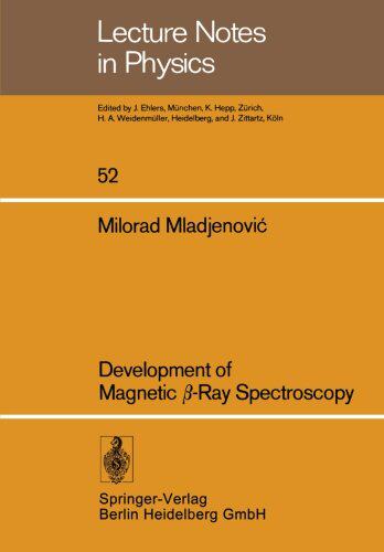 【预订】Development of Magnetic -Ray Spectroscopy