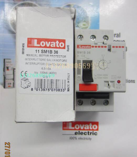 Lovato SM1B36  6.3-10A двигатель защита Автоматический выключатель 11SM1B48 17-23А