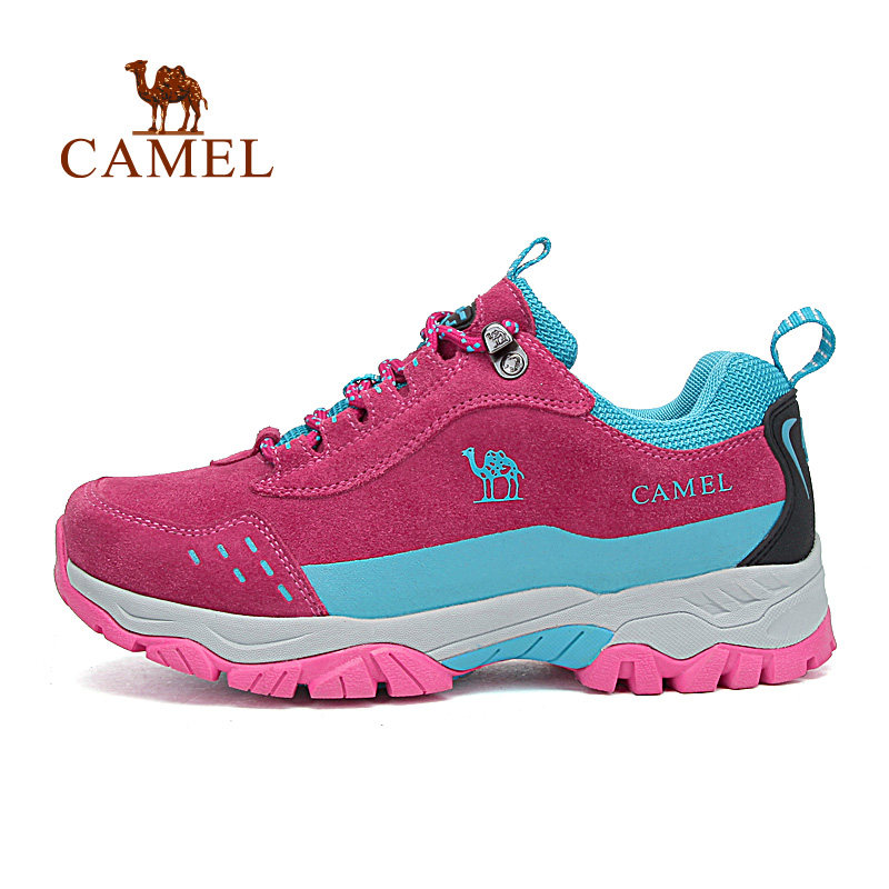 【非卖品】户外女款徒步鞋反绒牛皮防滑透气减震低帮系带女徒步鞋