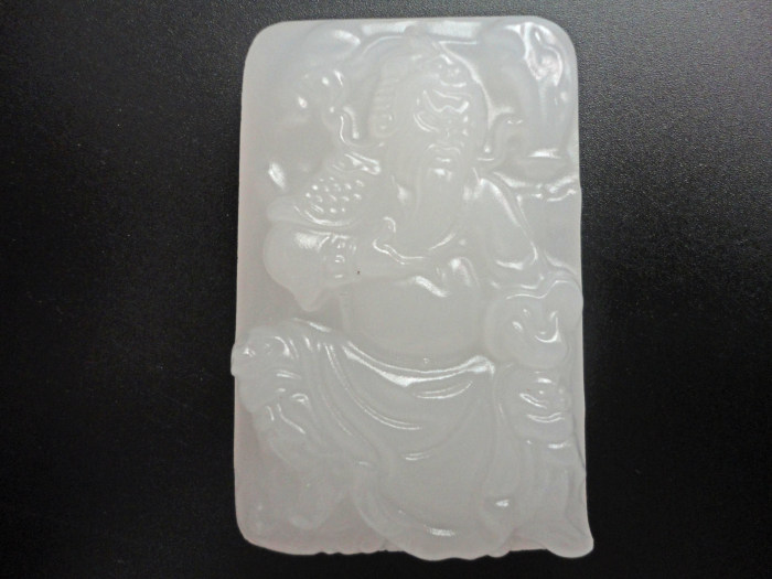 羊脂级关公男款礼物阿富汗白玉