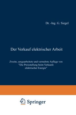 【预订】Der Verkauf Elektrischer Arbeit: Die...