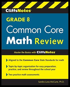 【预售】Cliffsnotes Grade 8 Common Core Math R