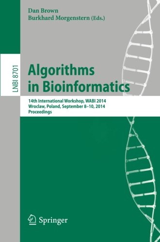 【预订】Algorithms in Bioinformatics