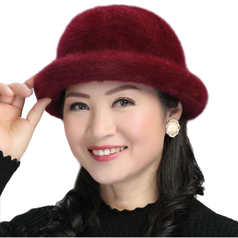 中老年女士帽子婆婆帽妈妈帽 加绒保暖老人女帽老太太