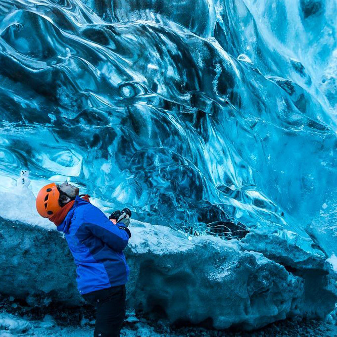 冰岛瓦特纳冰川水晶蓝冰洞半日游(冰河湖集合 冬季限定)