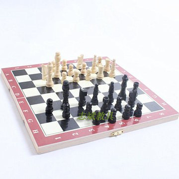 国际象棋 木制 可折叠 西洋棋 棋类玩具 比赛用棋