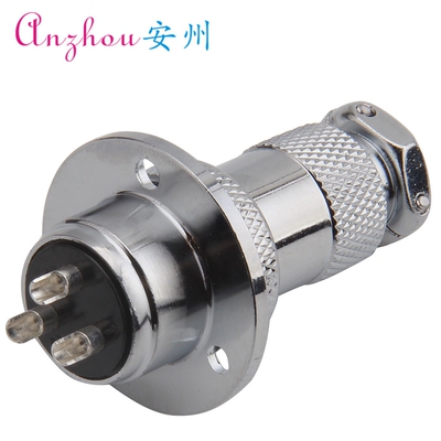 三眼法兰插座19M-3E圆形连接器
