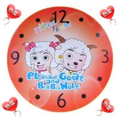 表盘卡通贴纸 彩色钟盘 学生儿童手工制作材料diy配件热卖中