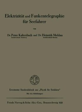 【预售】Elektrizitat Und Funkentelegraphie Fur Seefahrer