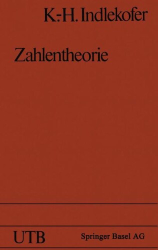 【预订】Zahlentheorie: Eine Einfuhrung