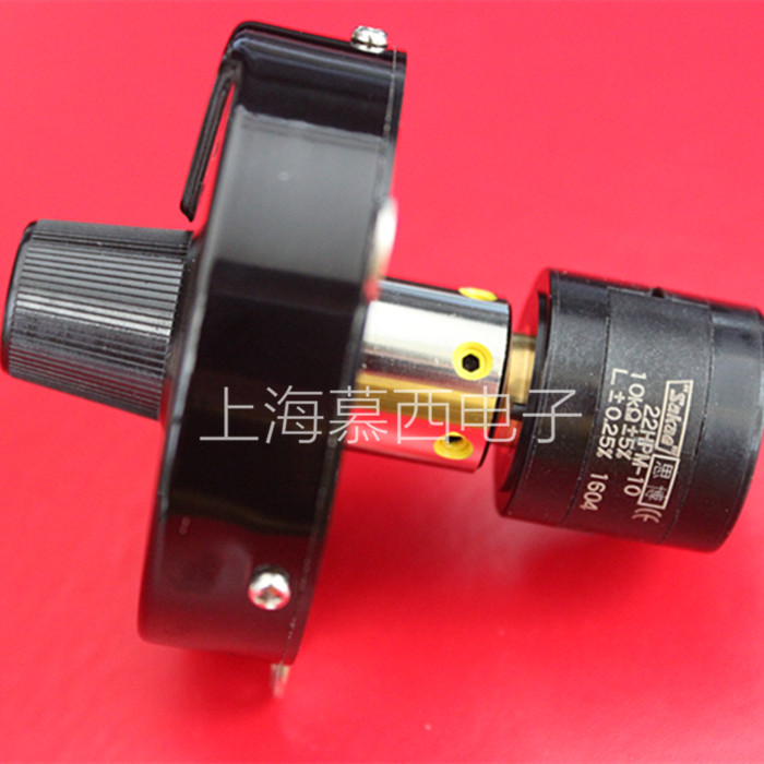 22HPM-10 10K 带 MA10-55刻度盘 日本原装sakae 思博电位器