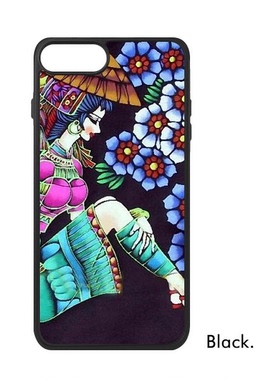 适用于iPhone美丽浪漫月光花朵画Xr手机壳max678plus11手机保护套