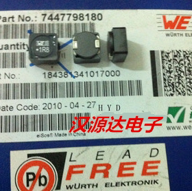7447798180 WE1R8 1064 1.8UH 14.5A 10X10X6.4MM WE贴片功率电感