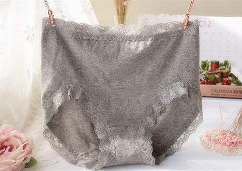 高腰内裤女纯棉包臀全棉质弹力