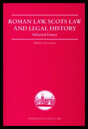 【预售】Roman Law, Scots Law and Legal History