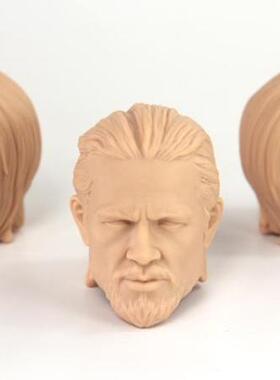 DID1:6兵人北欧神话雷神无色白模头雕电影素体现货