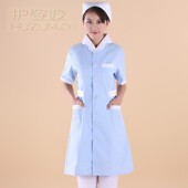 医生白大褂口腔药房工作服HSX 护姿姣新款 短袖 护士服夏装 068 修身