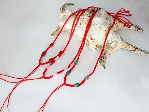 翡翠玛瑙高档黄金玉石男女项链绳