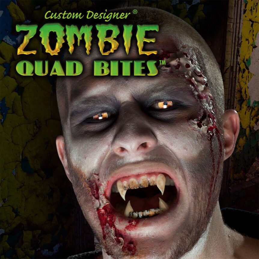 美国dracula万圣节僵尸四獠牙吸血鬼道具另类恐怖进口真品代购