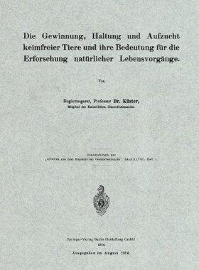 【预订】Die Gewinnung, Haltung Und Aufzucht ...