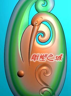 精雕图 灰度图 浮雕图 电脑雕刻图 白鹭图