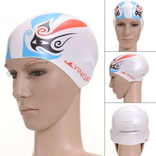 立体裁剪英发无皱内颗粒游泳帽