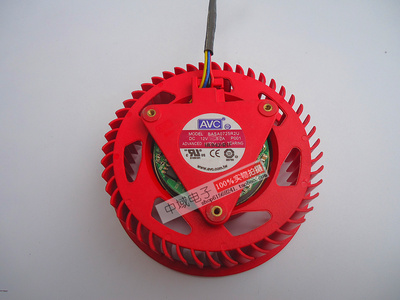正品AVC BASA0725R2U 12V 1.20A ATI HD5870 HD5970 涡轮显卡风扇
