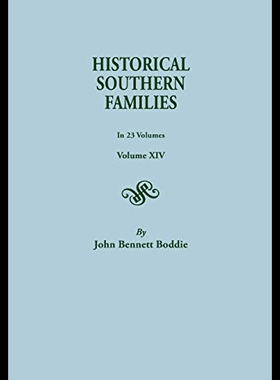 【预售】Historical Southern Families. in 23 Volumes. Volu