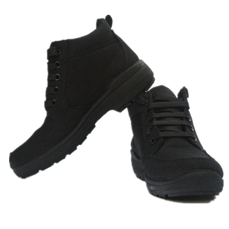Boots militaires en toile - dérapage - Ref 1397896 Image 1