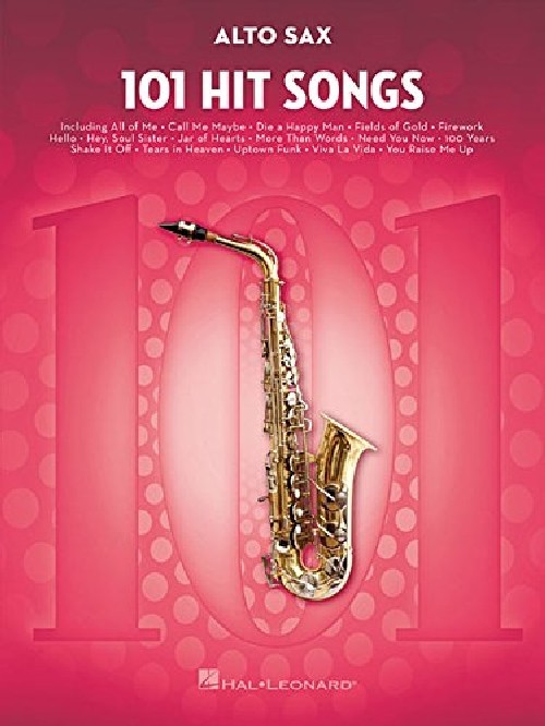 【预订】101 Hit Songs For Alto Saxophone