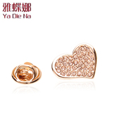 Ya na genuine fashion show horse with Acupuncture needles Korea brooch brooch small hearts full rhinestone brooch cmc01