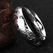 King of the ring! magic ring ring titanium steel men''s rings fashion jewelry in Europe and America the King single index finger ring