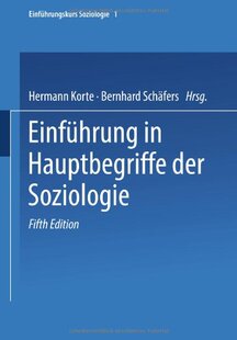 【预售】Einfuhrung in Hauptbegriffe Der Soziologie