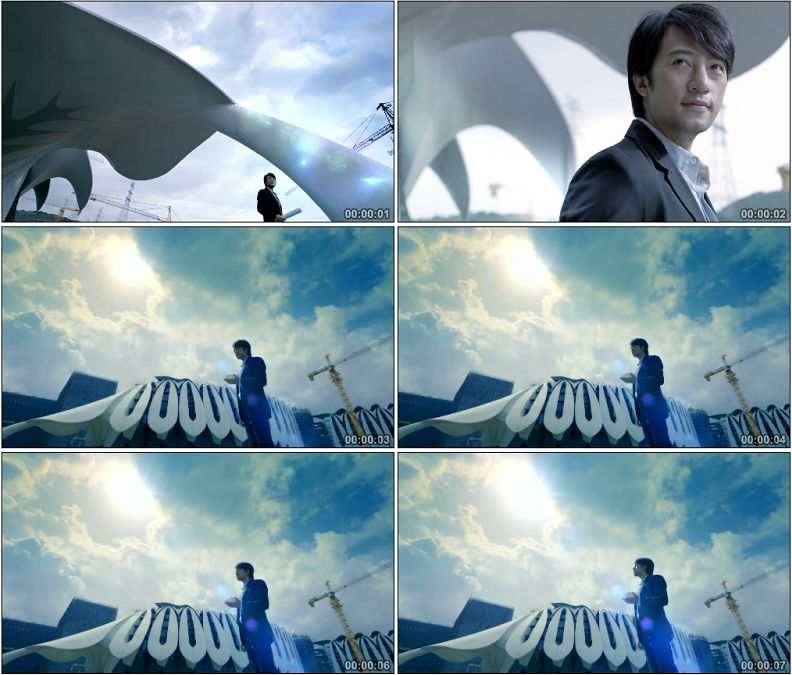 成功男士人士一组人物高清实拍视频素材