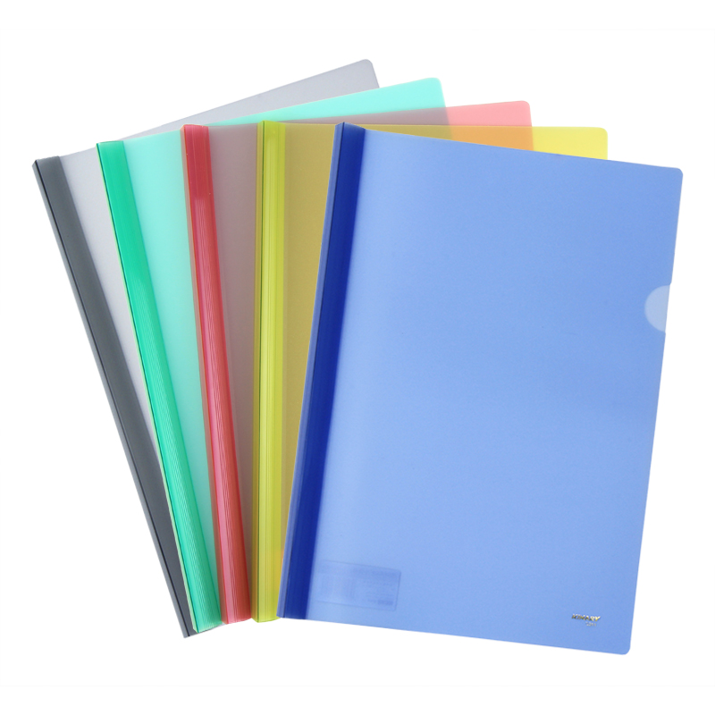 金得利q311拉杆夹白色a4磨砂个装