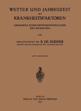 【预订】Wetter Und Jahreszeit ALS Krankheits...