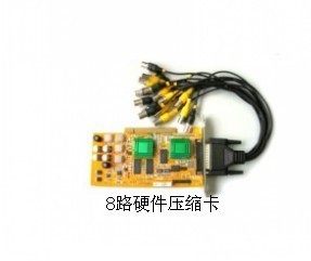 原装诚丰8路音视频实时同步采集卡 H264硬件压缩 CF1708