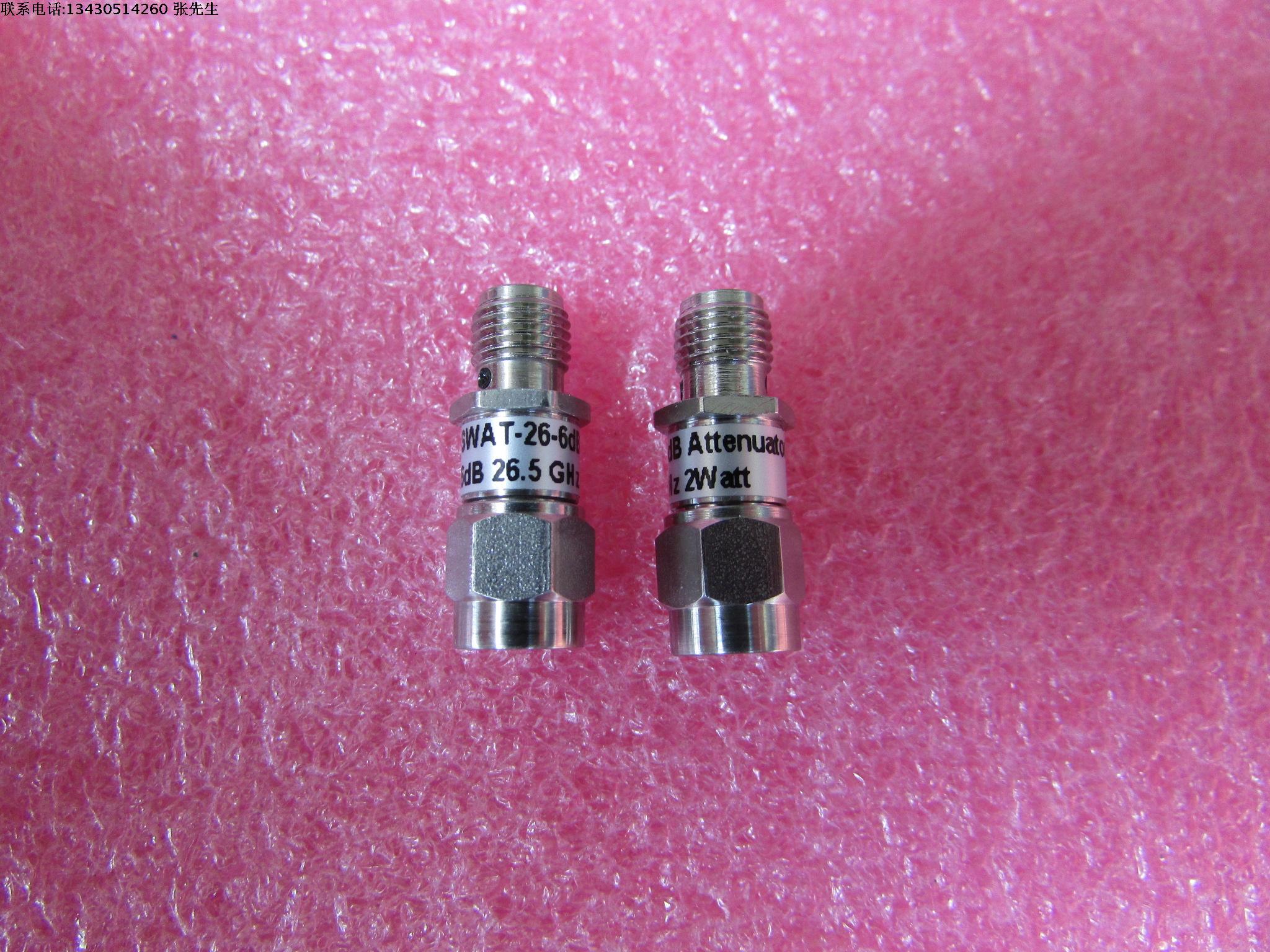 SWAT-26-6 DC-26.5GHz 6dB 2W SMA 射频微波同轴固定衰减器  型号：SWAT-26-6