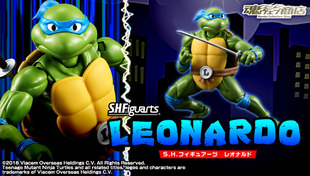 【孩仕宝】玩具模型 忍者神龟 SHF 李奥纳多 里奥 达芬奇 万代 魂