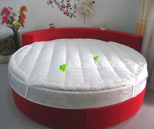 五星宾馆圆床垫纯棉花圆形手工