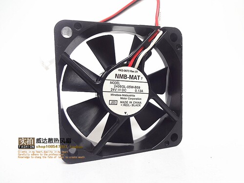NMB2406GL-05W-B59 6015 24V 0.13A 6CM 伺服驱动器散热设备风扇