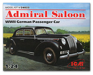 icm 24023 欧宝"海军上将"硬顶高级轿车