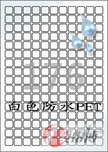 标签纸/A4/不干胶/白色防水PET塑料可打印/爱雷博CL576WP/100张A4
