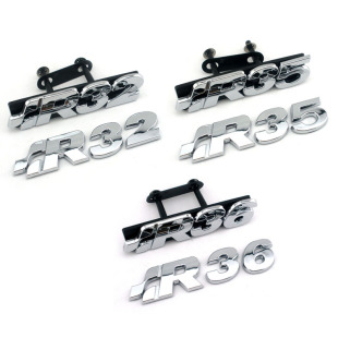 R32R36R50中网标车尾行李箱运动R车尾标贴 大众宝来R车标大众改装