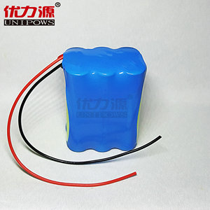 优力源7.4V电池组9000mAh 18650便携音箱锂电池组 双排组合引线
